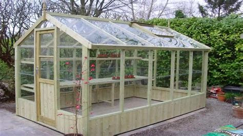 wood greenhouse plans  youtube
