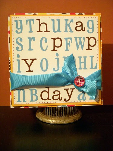 Happy Day Alpha Card
