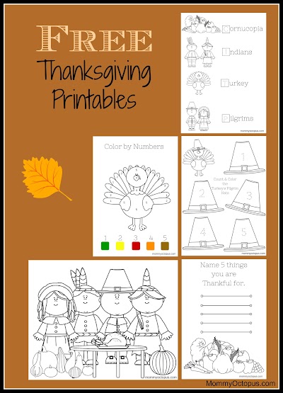 Thanksgiving Worksheets For Kindergarten Free Printable