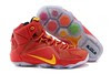 Nike King LeBron Air Max 12 Sports Sneakers in Color Black Red a