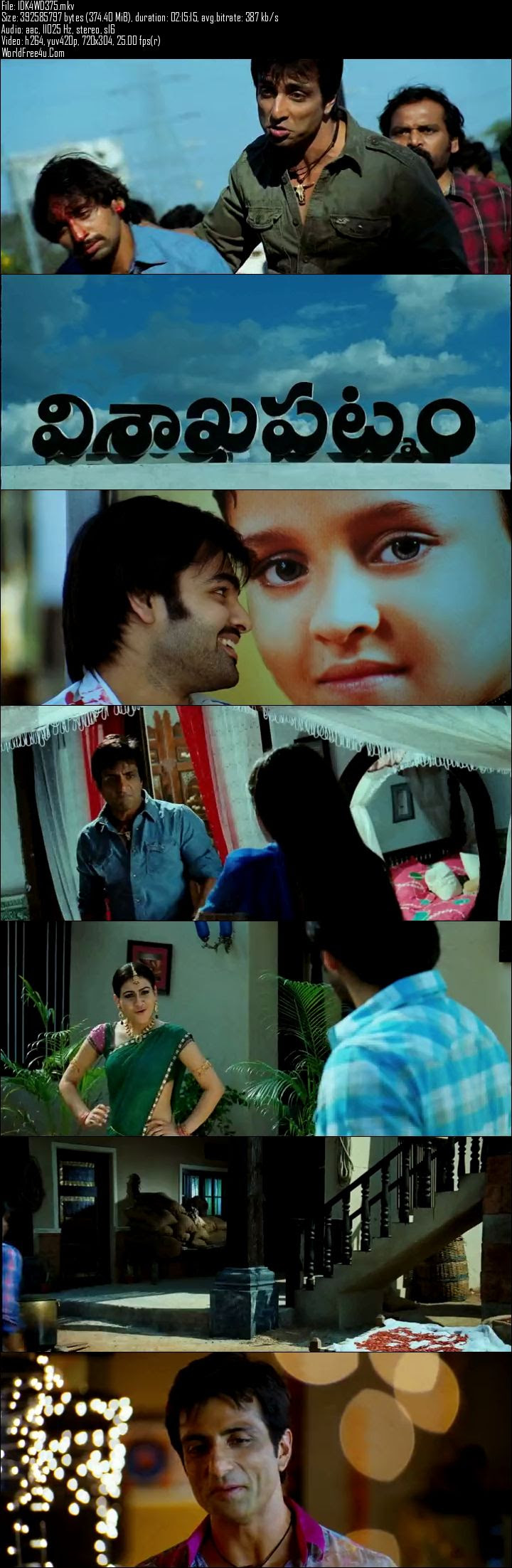 Screen Shot Of Dangerous Khiladi 4 (Kandireega) Hindi Dubbed Movie 300MB small Size PC Movie