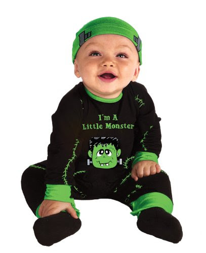 Rubies Costume Co My First Halloween Lil Monster Jumper Costume Black 0-6 Months