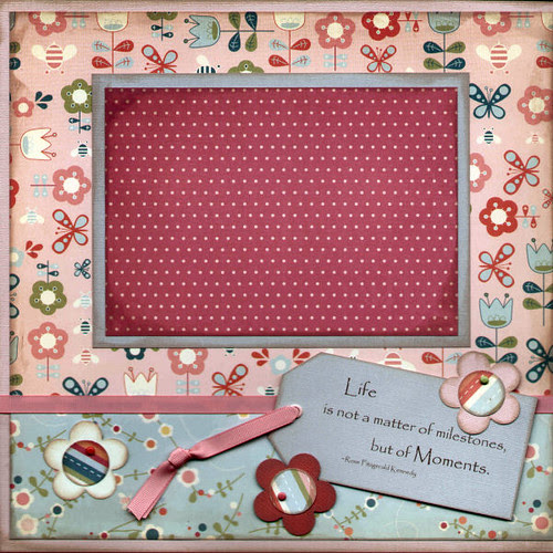 &quot;Life's Moments&quot; Scrapbook Page par Captured Moments Scrapbooking