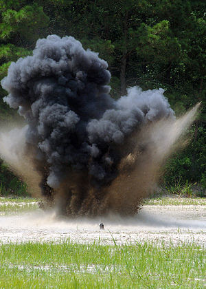 An explosion