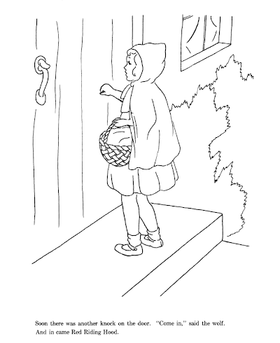 Little Red Riding Hood Coloring Page