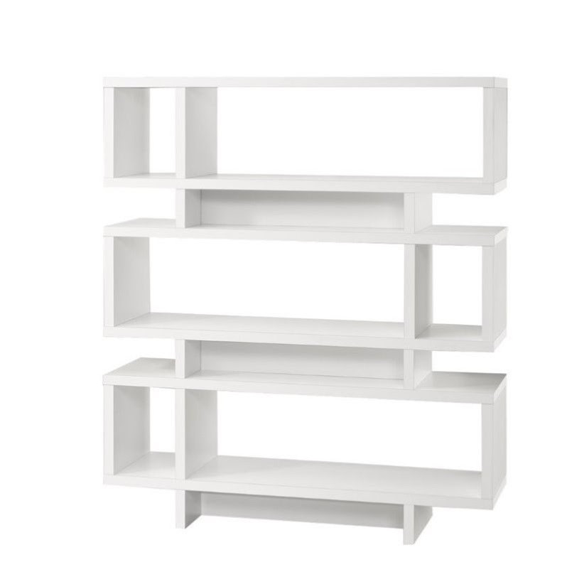 Limited Offer Monarch Hollow-Core 55 Modern Bookcase in White Before
Special Offer Ends