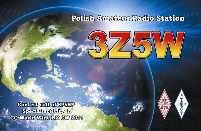 QSL image for 3Z5W