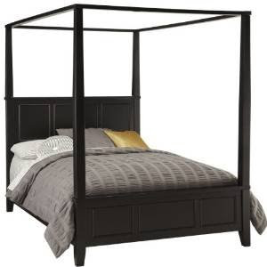 Amazon.com - Canopy Bed Queen Size Metal Bed Frame With Headboard -