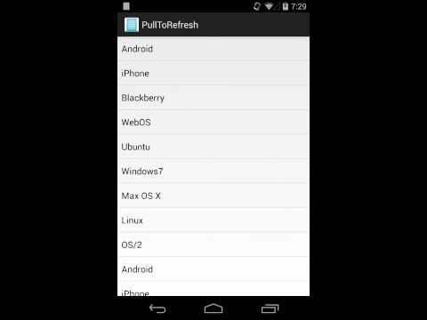 Quick watch on SwipeRefreshLayout (Tutorial)