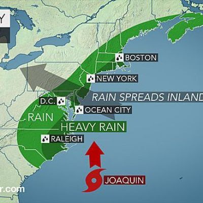 Tropical Storm Joaquin to Track Near East Coast, Escalate Flood Threat