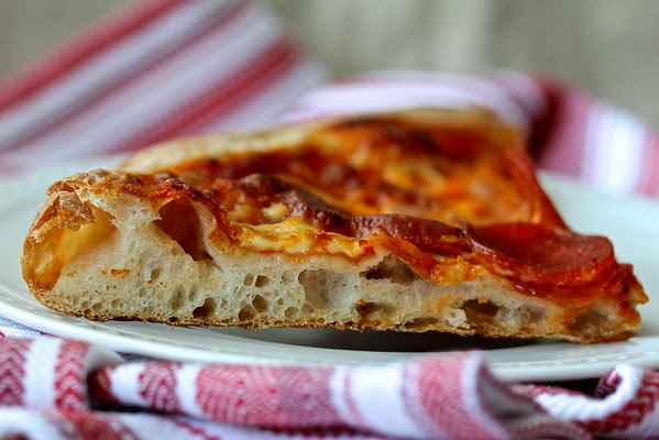Skillet Pizza from Karen's Kitchen Stories