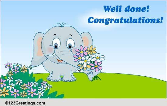 Jumbo Congrats! Free For Everyone eCards, Greeting Cards 