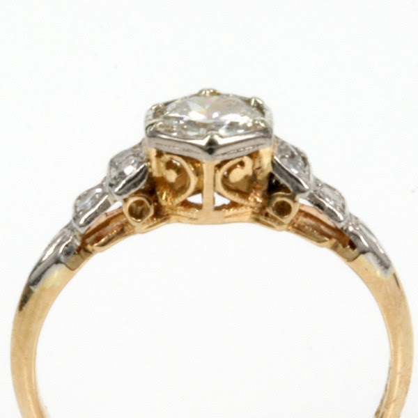 ... rings here is a truly stunning antique diamond engagement ring from