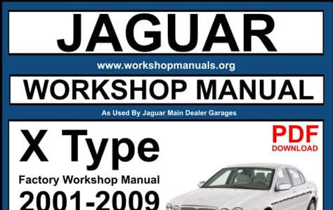 Download Jaguar X Type Workshop Manuals New Releases PDF