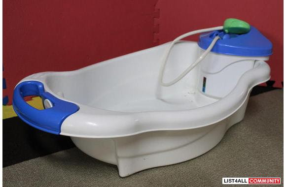 Bath tub with shower head spray :: iluvbabyboutique ...