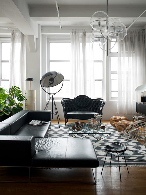 How To Decorate A Living Room With A Black Leather Sofa - Decoholic