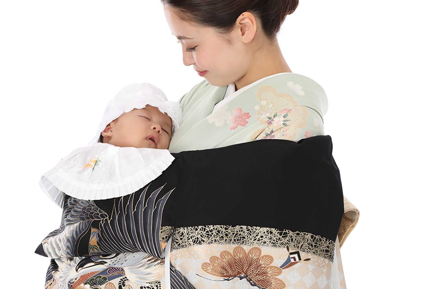 動画で解説 お宮参りの赤ちゃんの祝い着 宮着の着せ方 産着の着方 お宮参り 女の子 男の子共通