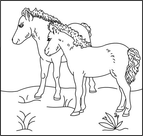 interactive magazine horse coloring pictures