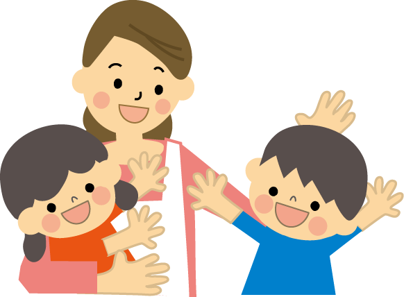 親子 保育士 子どものイラスト 無料イラスト フリー素材
