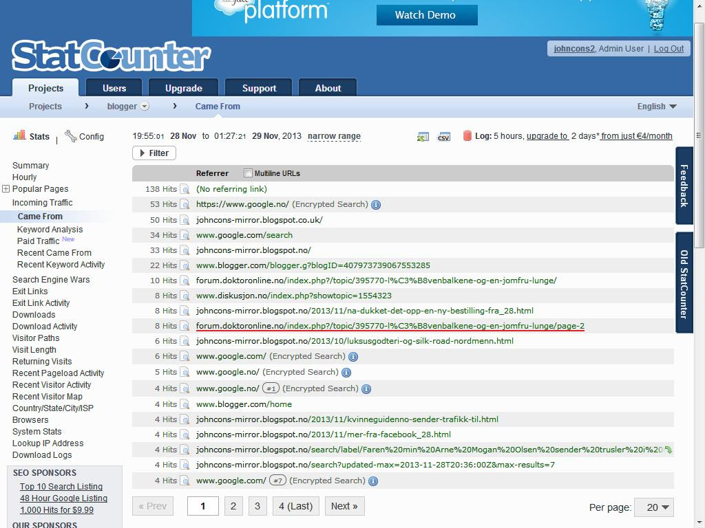 statcounter page 2