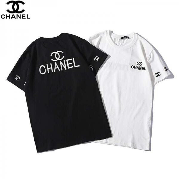 シャネル Tシャツ ファッションレディース メンズブランド 短袖 ゆったり 夏 スポーツウェア 短袖