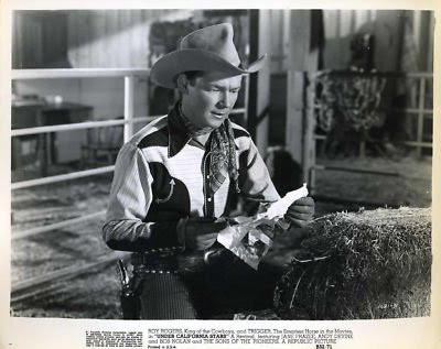 Under California Stars Movie Still With Roy Rogers