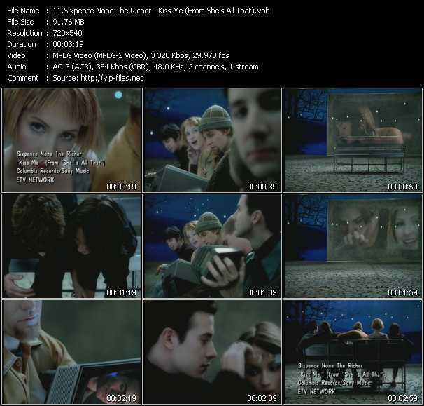 Sixpence None The Richer Kiss Me From She S All That Vob File