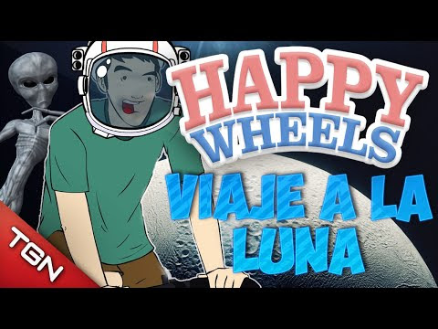 Happy Wheels: VIAJE A LA LUNA