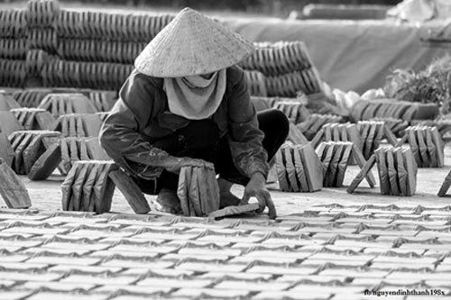 làng quê miền Bắc, làng quê thanh bình, bộ ảnh về làng quê, cảnh đẹp làng quê