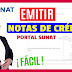 Como emitir una nota de crédito electrónica  desde el portal Sunat 👉ACTU...