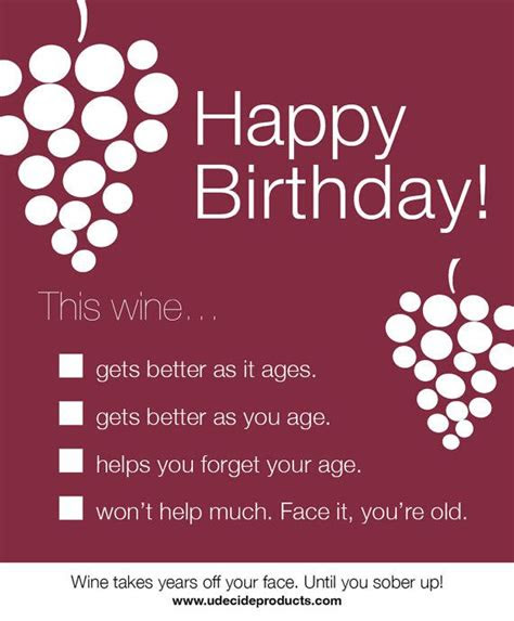 funny wine label happy birthday wine birthday funny