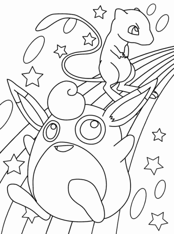 kleurplaten en zo » Kleurplaten van pokemon