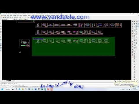 Cách in bản vẽ autocad tự động