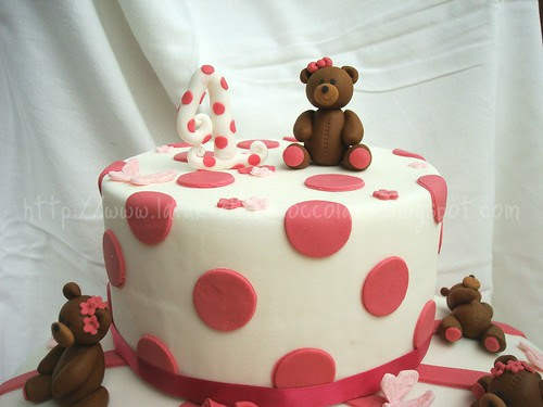 Torta orsetti rosa 