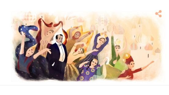 俄派芭蕾創始人Sergei Diaghilev。（圖／翻攝自Google Doodle） ID-860377.jpg