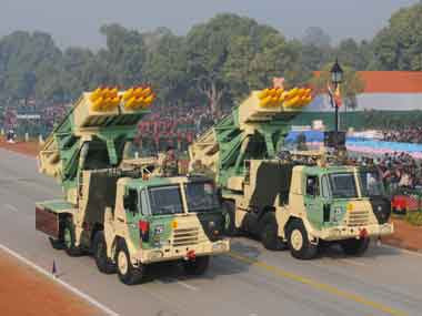 Pinaka weapon system. Image courtesy PIB