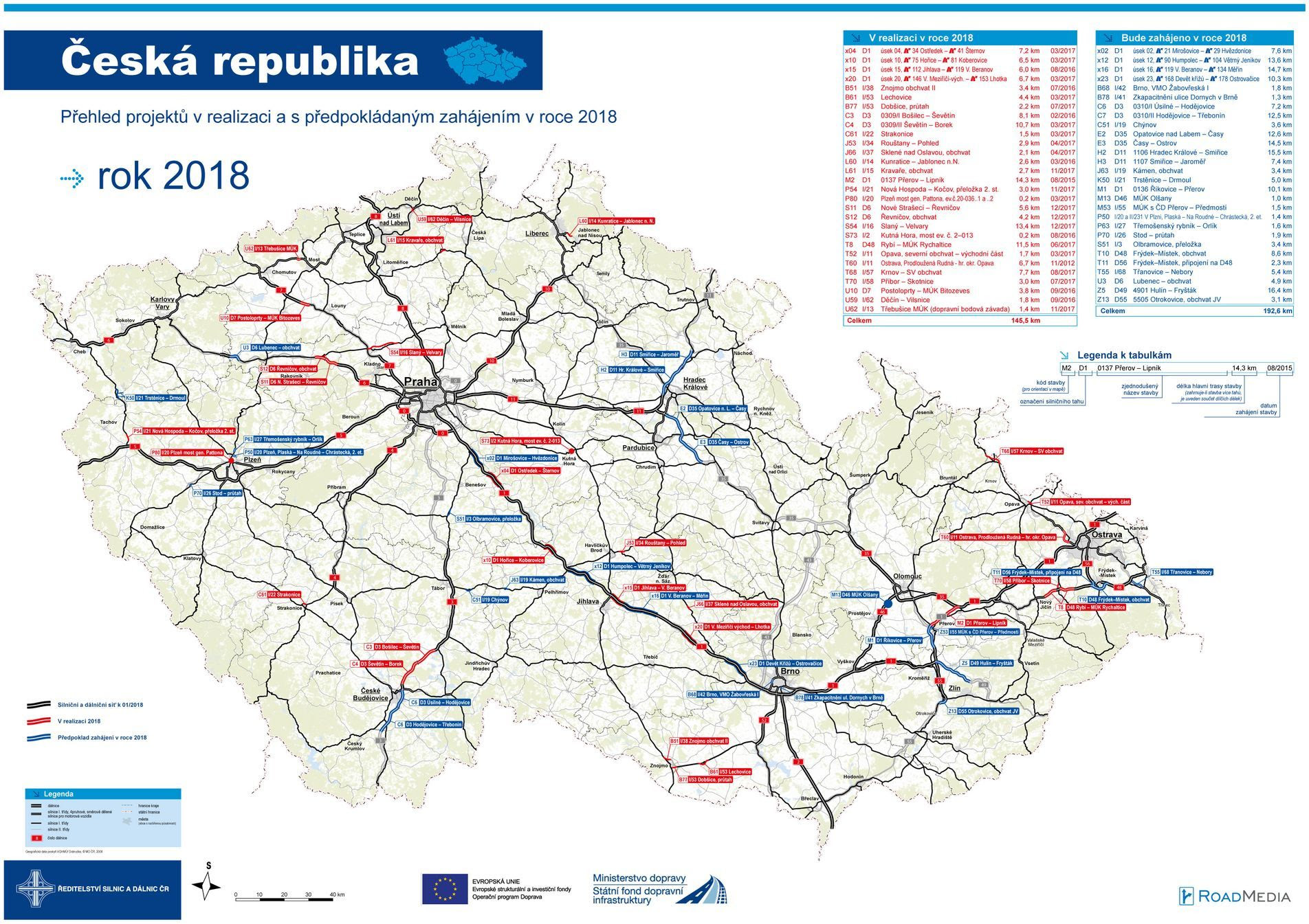mapa uzavírek čr Velký přehled chystaných oprav na silnicích. Nové mapy ukazují i  mapa uzavírek čr