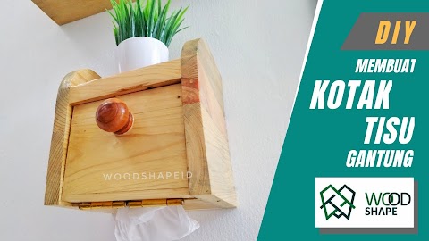 diy tempat letak tisu dapur