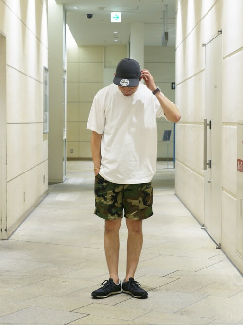 迷彩柄のショートパンツのメンズコーデ21 人気の迷彩柄ショートパンツを紹介 春夏秋冬トレンド情報ピポパ発信局