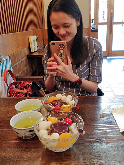 Kantaro Sweet Tooth Salaryman Shiratama Anmitsu at Hatsune