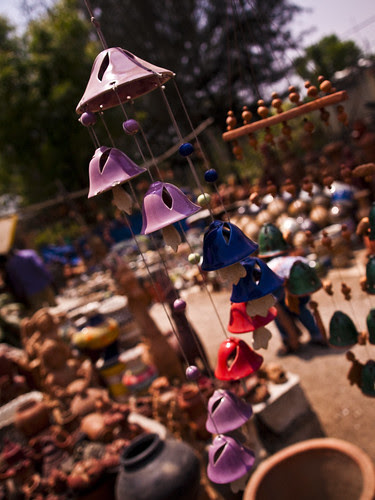 Chimes made of clay