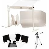 MyStudio MS20J Complete Tabletop Photo Studio - 12-Piece Jewelry Photography Toolkit, Bonus Tripod for Product Photography