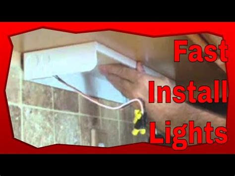 Led lights are the latest and greatest in kitchen decor. How to Install an Under Cabinet Lighting - YouTube