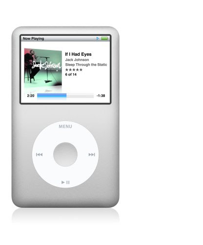 Apple iPod classic 120 GB Silver (6th Generation) [Previous Model]