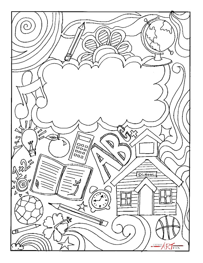free printable book covers for school
