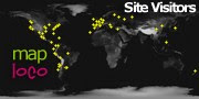Locations of Site Visitors