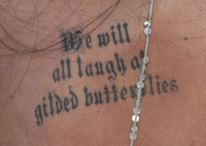 Megan Fox Back Tattoo megan fox tattoos on back. Megan Fox Back Tattoo