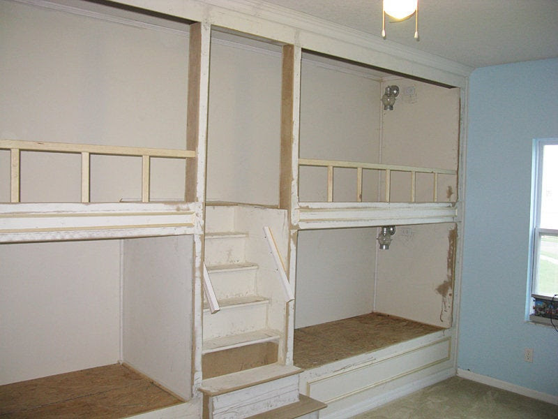 Woodwork Built In Wall Bunk Bed Plans PDF Plans