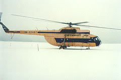 The Mil-8. But you also see how foggy it is!