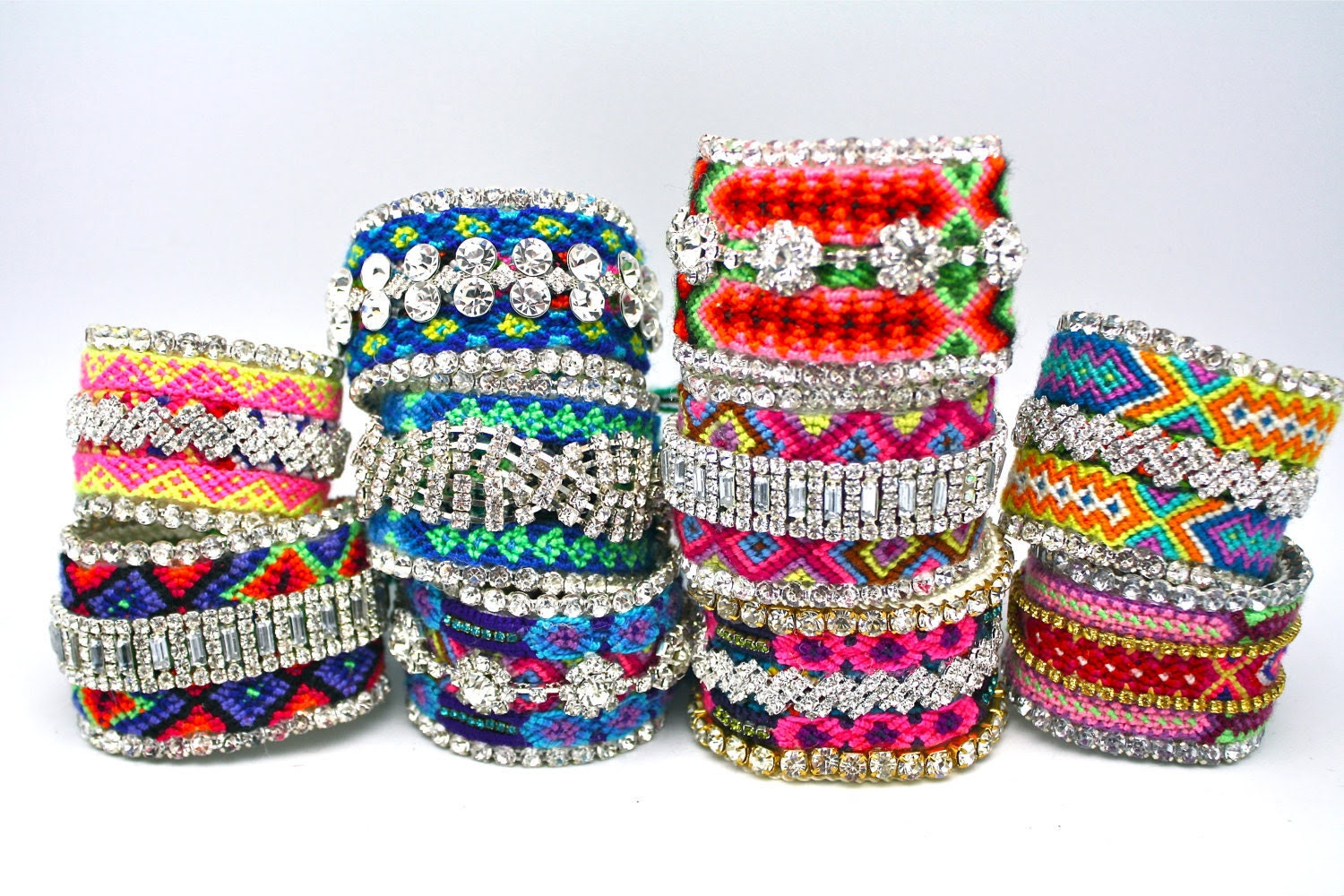 Custom Double Row Friendship Bracelet- Made to Order